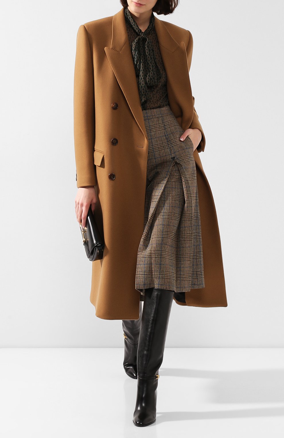 Пальто из смеси шерсти и кашемира CELINE, арт. 2M225758E, фото 2