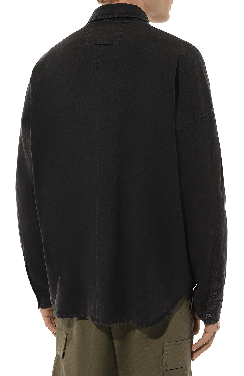 Рубашка из хлопка и льна TRANSIT, арт. CFUTRYU301S, фото 4