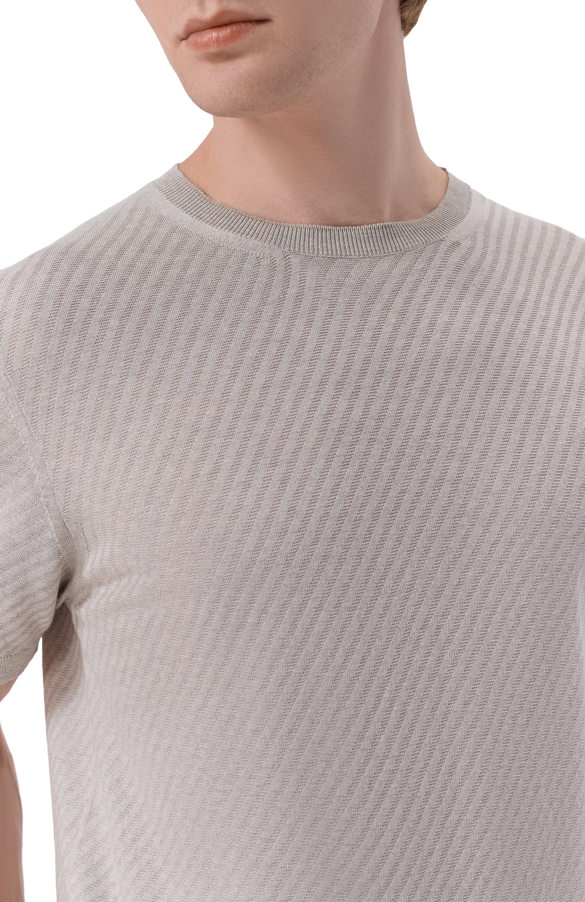 Джемпер из хлопка и шелка CORNELIANI, арт. 27M518/2725144, фото 5