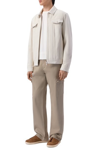 Замшевые кеды retro crest BALLY, арт. MSK0F8/SU017, фото 2