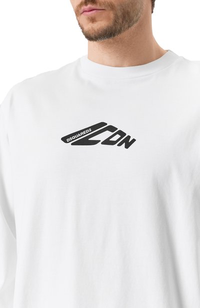 Хлопковый лонгслив icon DSQUARED2, арт. S79GC0099/D20033, фото 5