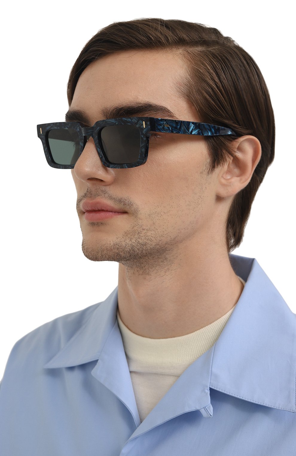 Солнцезащитные очки GAST синего цвета по цене 22300 руб., арт. (N0T) C0MM0N BLUE PEARL NC10, фото 3 Солнцезащитные очки GAST, арт. (N0T) C0MM0N BLUE PEARL NC10, фото 3