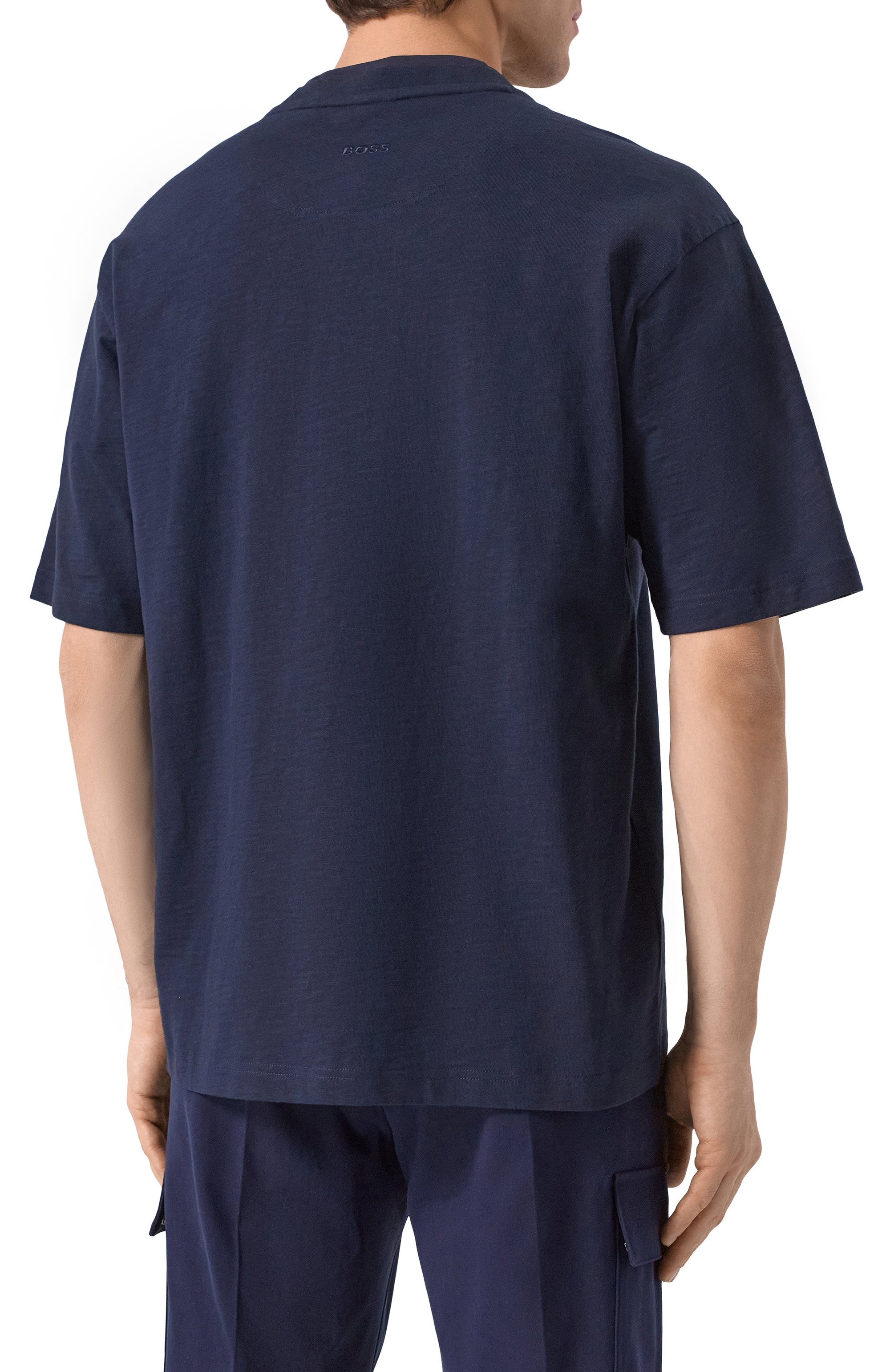 Хлопковая футболка BOSS ORANGE, арт. 50530781, фото 4