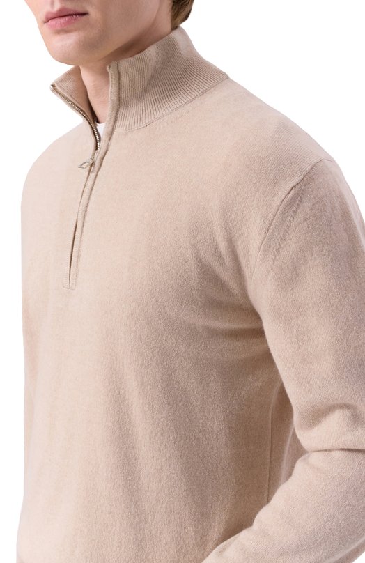 Кашемировый джемпер Jacob Cohen 25I P/JUM_SF003 000 X0012 FL Бежевый  25I P/JUM_SF003 000 X0012 FL Фото 5