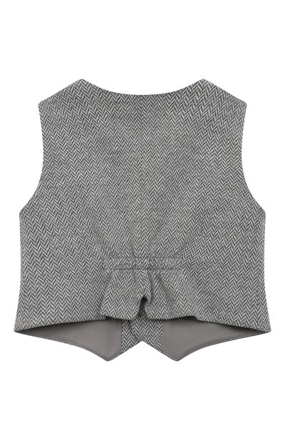 Хлопковый жилет IL GUFO, арт. A22GI033M5031/12M-18M, фото 2