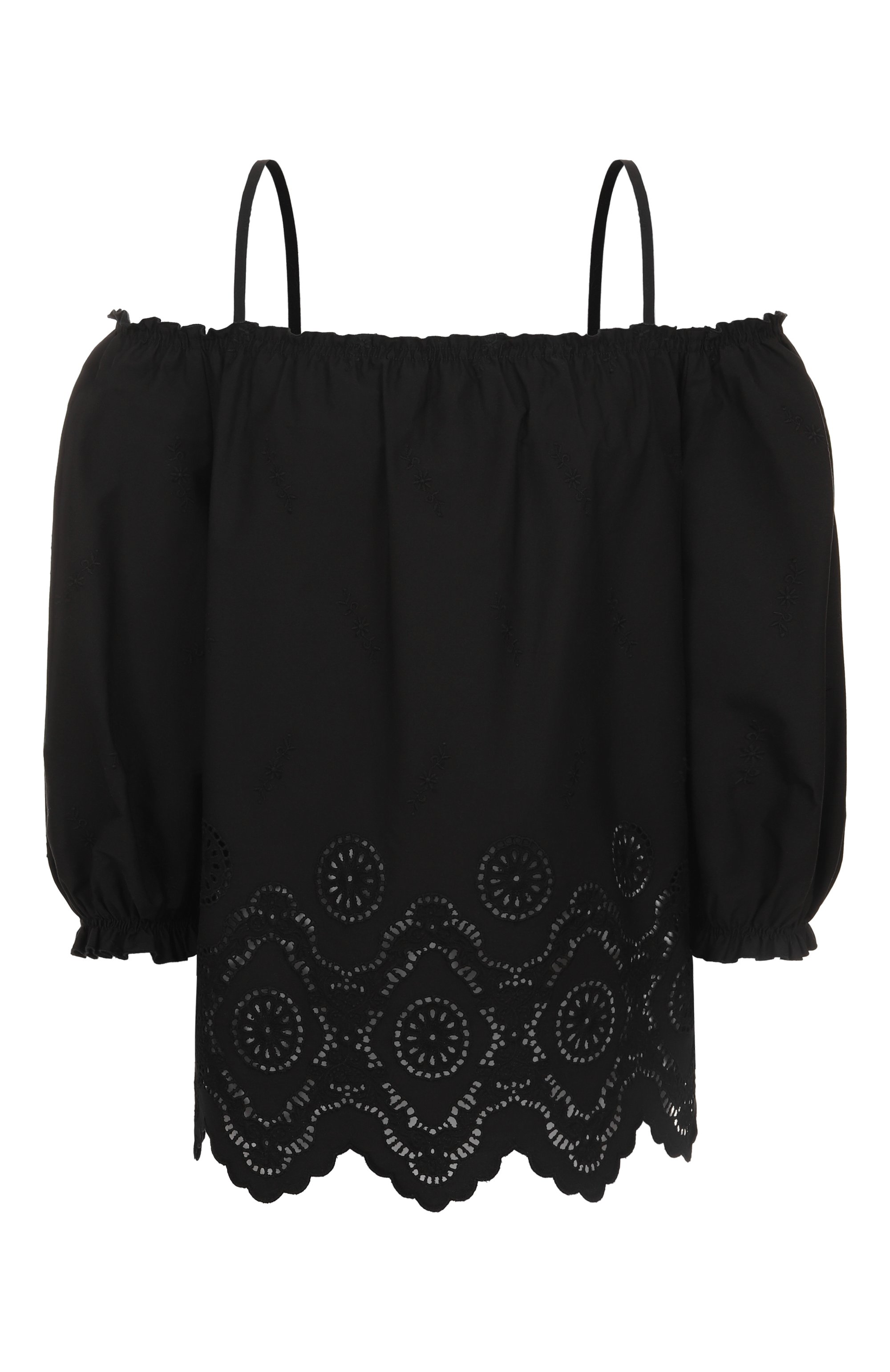 Хлопковая блузка VIKA GAZINSKAYA, арт. SS25-12214, фото 1