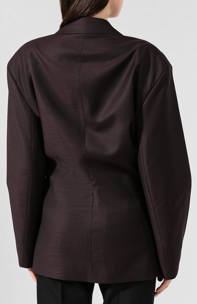 Жакет ACNE STUDIOS фиолетового цвета по цене 67100 руб., арт. AH0053, фото 4 Жакет ACNE STUDIOS, арт. AH0053, фото 4