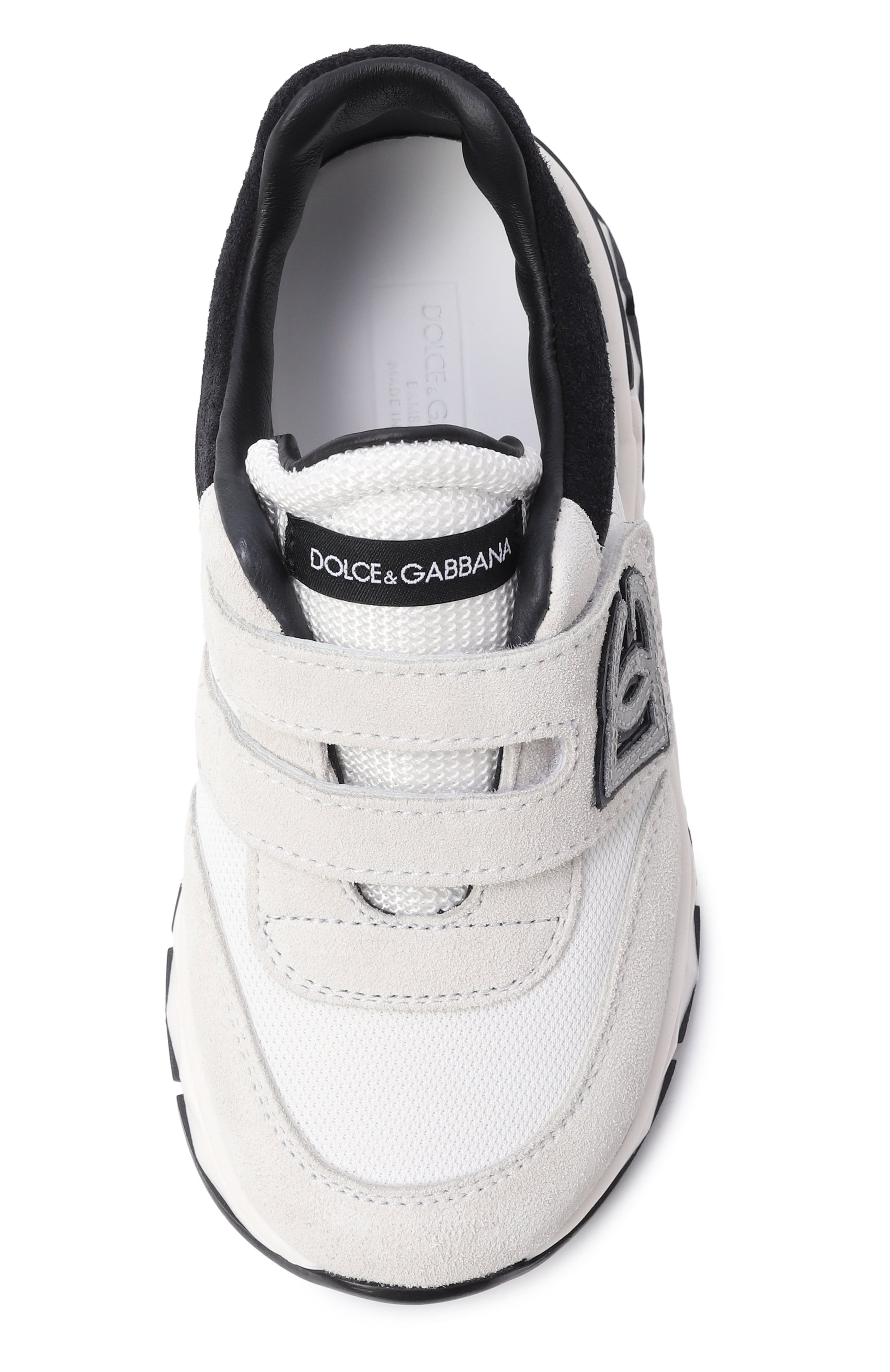 Комбинированные кроссовки first steps dg DOLCE & GABBANA, арт. DN0199/AW467, фото 4