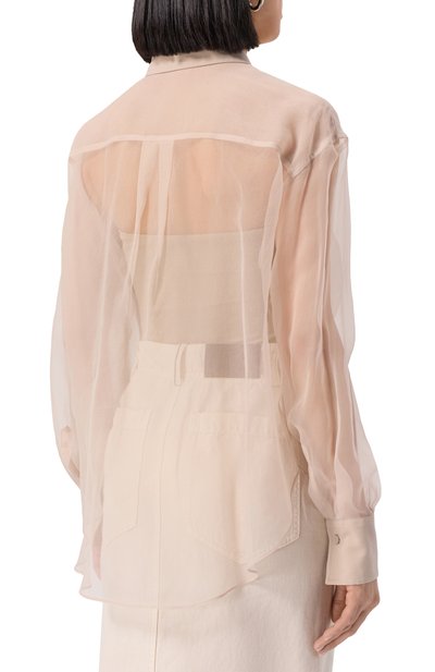 Шелковая блузка BRUNELLO CUCINELLI, арт. MF940RJ506, фото 4