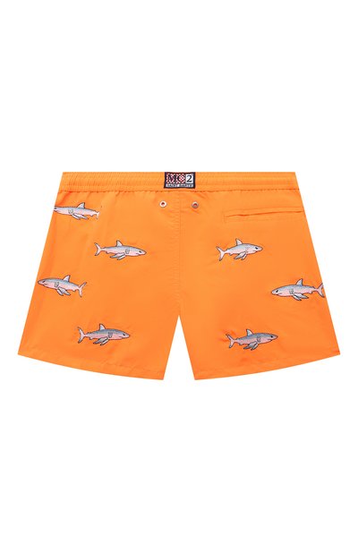 Плавки-шорты MC2 SAINT BARTH оранжевого цвета по цене 8755 руб., арт. STBK/JEAN EMBR0IDERY/00038D, фото 2 Плавки-шорты MC2 SAINT BARTH, арт. STBK/JEAN EMBR0IDERY/00038D, фото 2