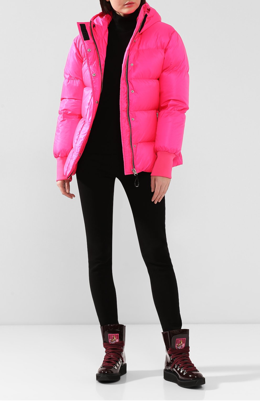 Пуховик KENZO фуксия цвета по цене 66050 руб., арт. F9620U047565, фото 2 Пуховик KENZO, арт. F9620U047565, фото 2