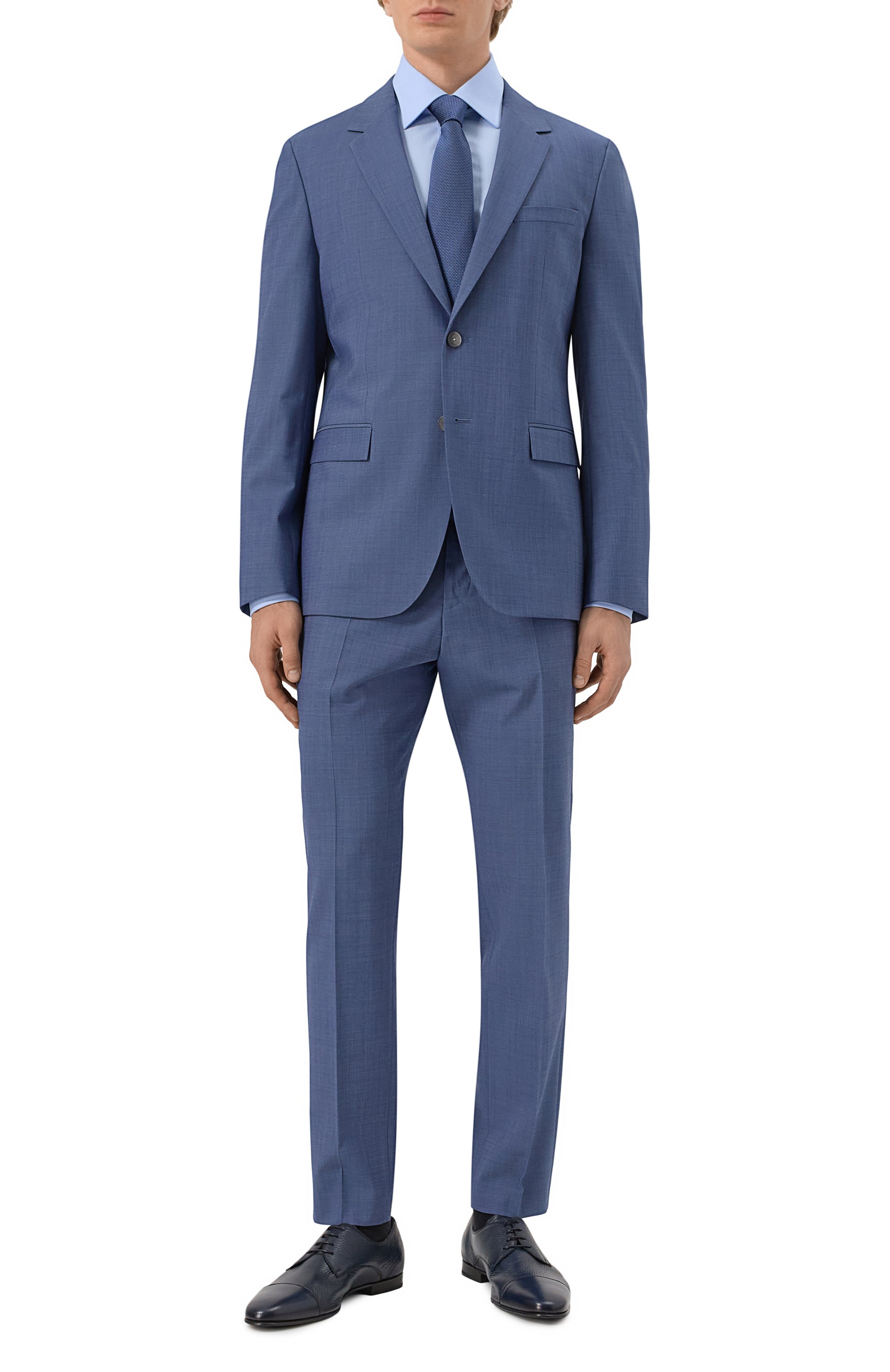 Шерстяные брюки BOSS, арт. 50535041, фото 2