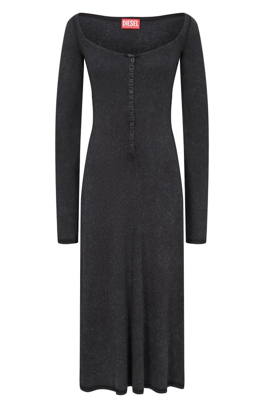 Платье из вискозы Diesel A20963/0DCCQ Серый A20963/0DCCQ