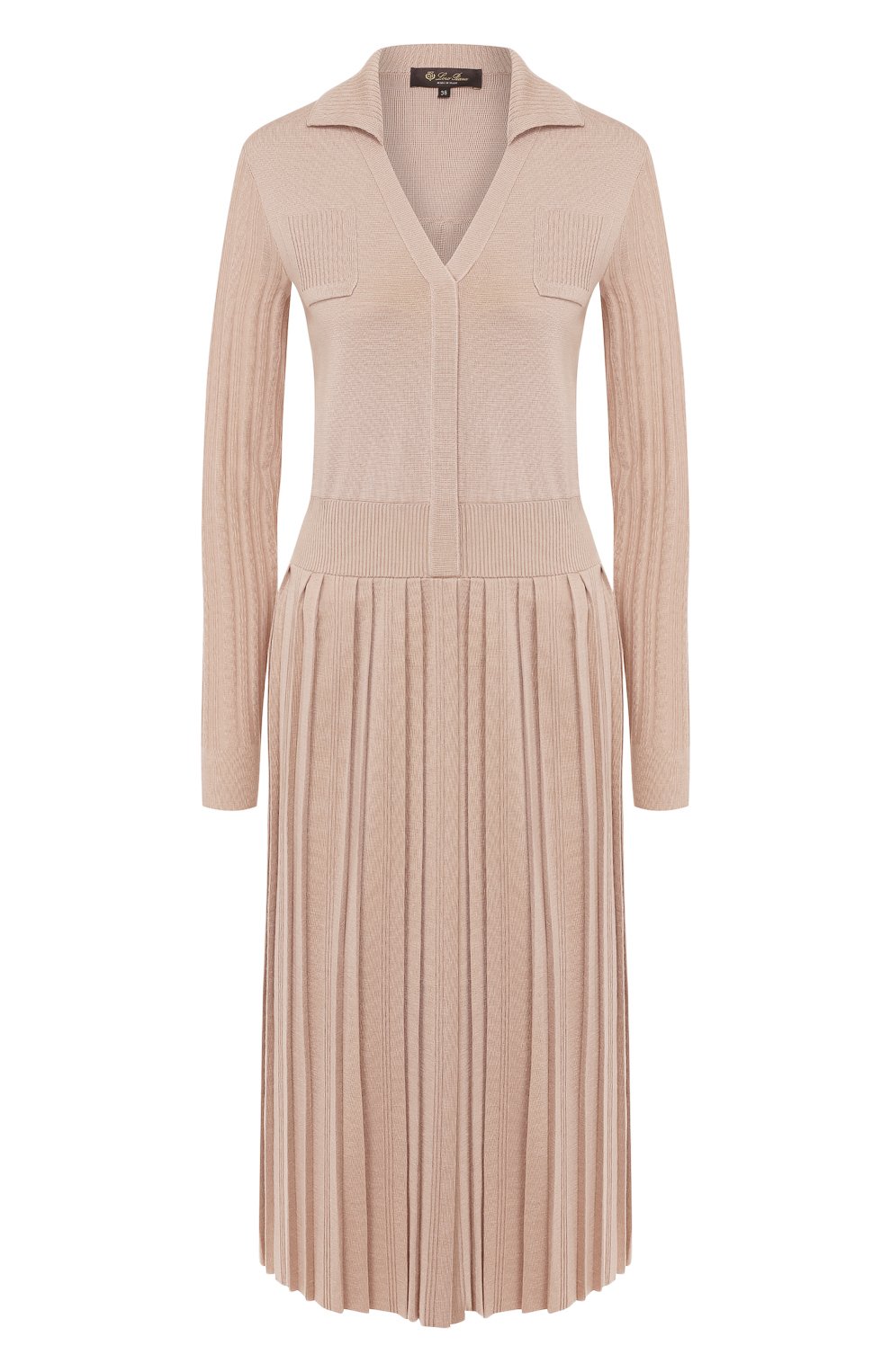 Платье из смеси кашемира и шелка LORO PIANA, арт. FAI6766, фото 1