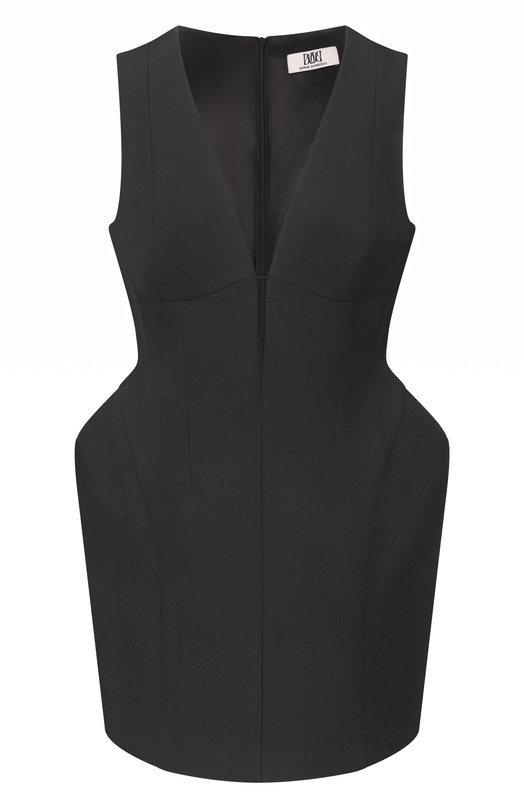 Платье из шерсти и вискозы Borne Bourgeois SW-DR-BO-2024 Чёрный SW-DR-BO-2024