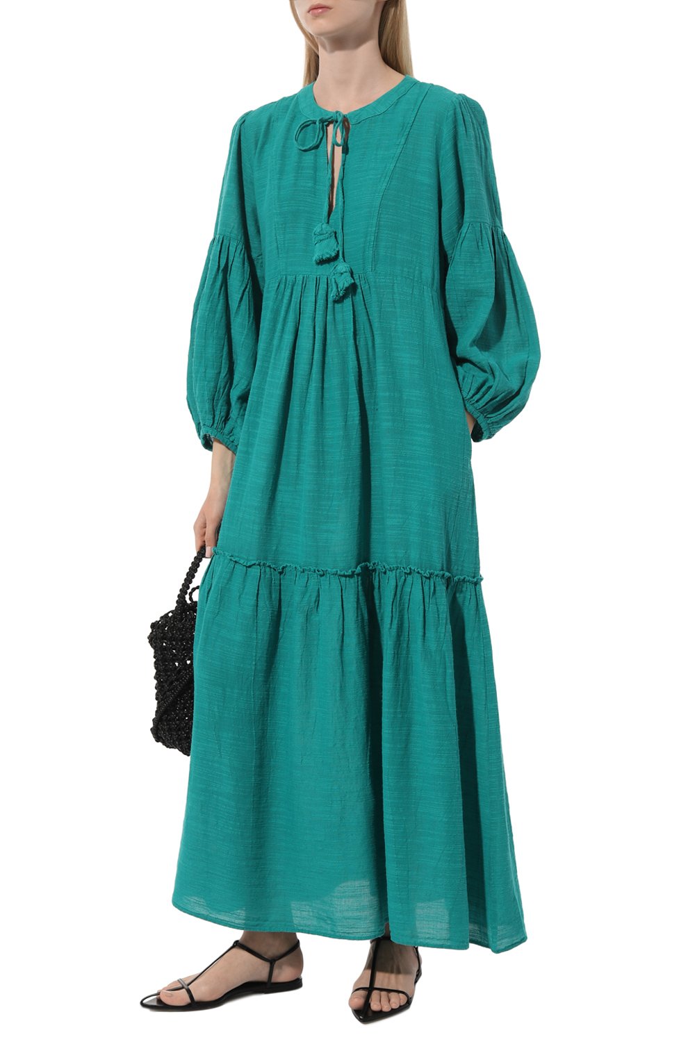 Платье из хлопка и льна PEARL&CAVIAR, арт. S24P5042, фото 2