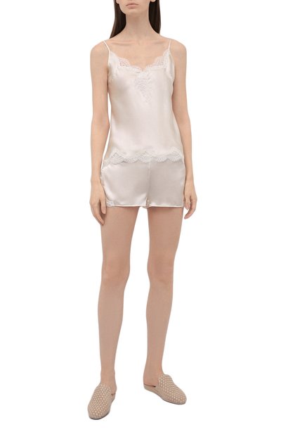 Шелковый топ AUBADE молочного цвета по цене 17370 руб., арт. QS38, фото 2 Шелковый топ AUBADE, арт. QS38, фото 2