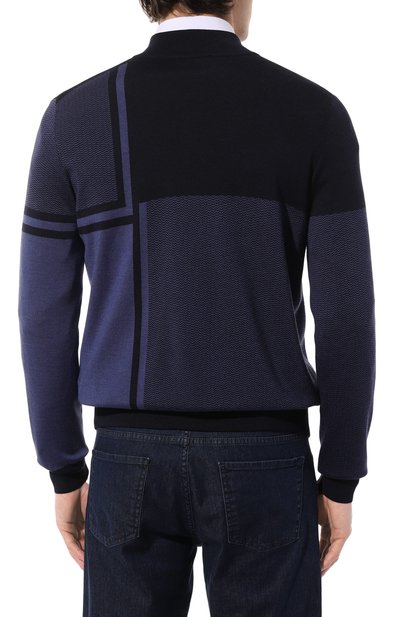 Кардиган из шерсти и шелка ZILLI, арт. JSS003M0240VZDTB0, фото 4