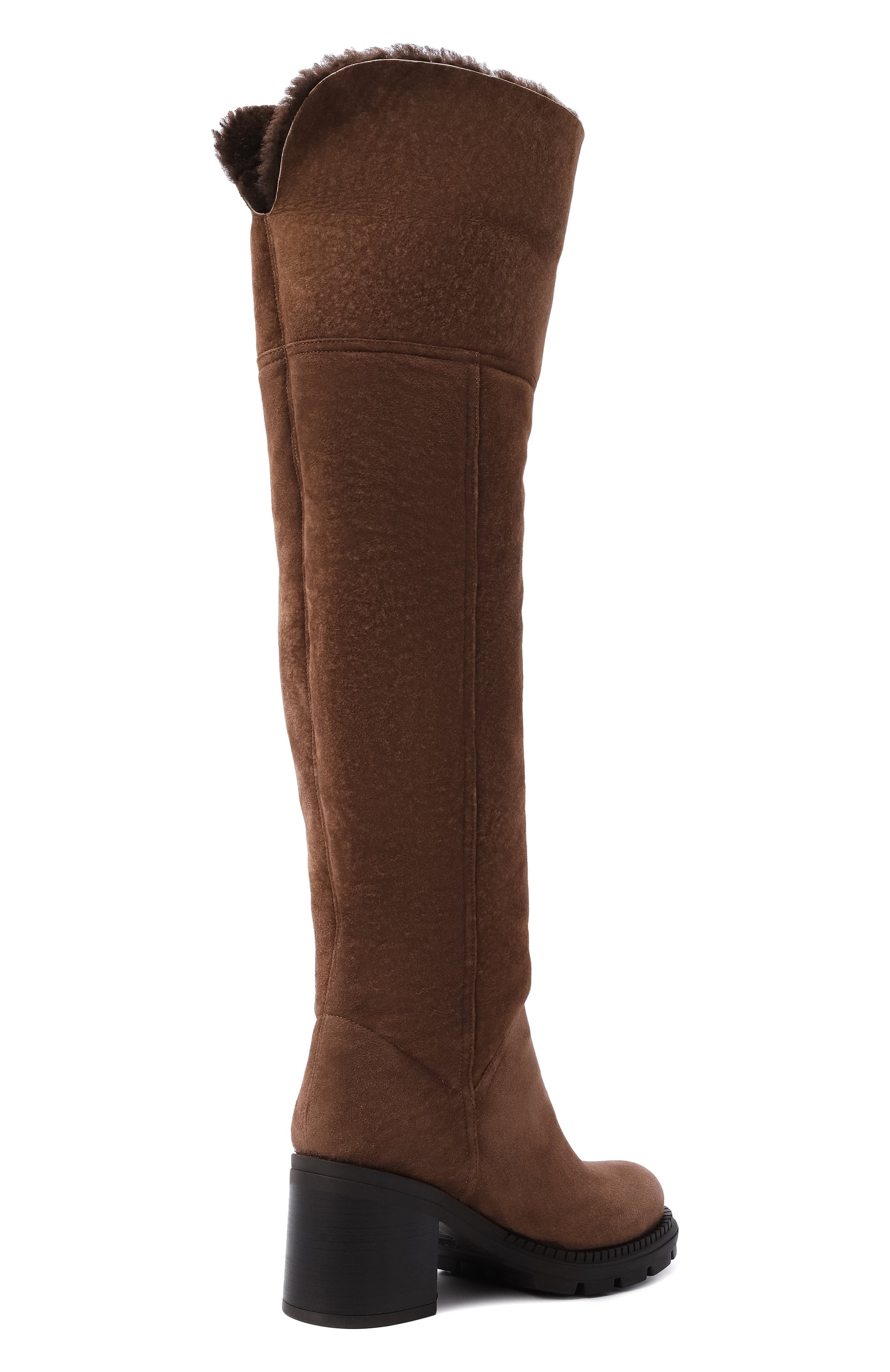 Замшевые сапоги concept 60 CASADEI коричневого цвета по цене 218000 руб., арт. 1T086A0611/GRUNG, фото 5 Замшевые сапоги concept 60 CASADEI, арт. 1T086A0611/GRUNG, фото 5