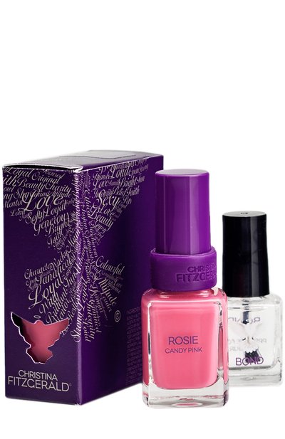 Женский лак для ногтей \розовая карамель\" rosie candy pink + bond" CHRISTINA FITZGERALD, арт. 9333381000880