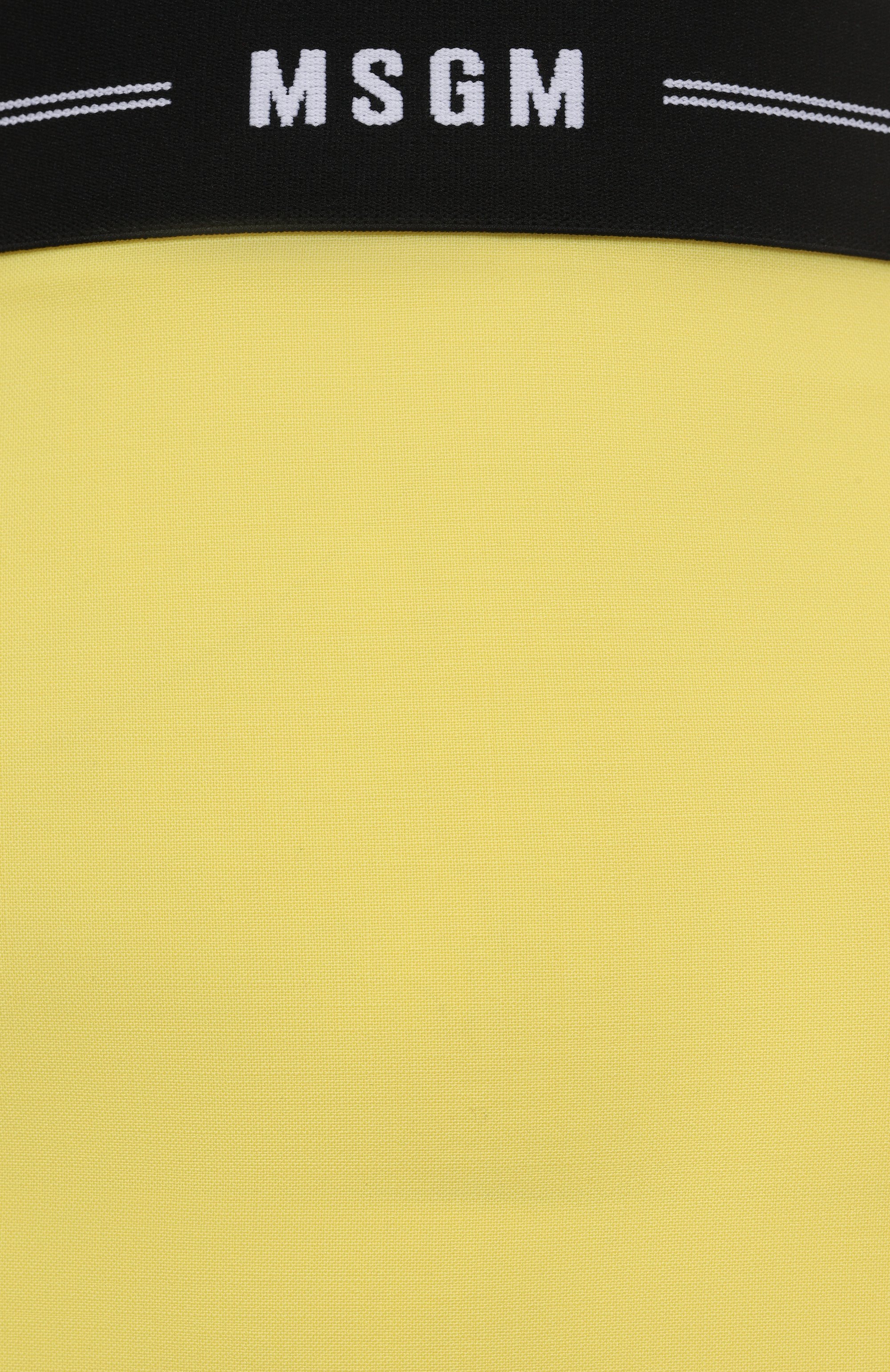 Шерстяная юбка MSGM желтого цвета по цене 31550 руб., арт. 3841MDD17/257127, фото 6 Шерстяная юбка MSGM, арт. 3841MDD17/257127, фото 6