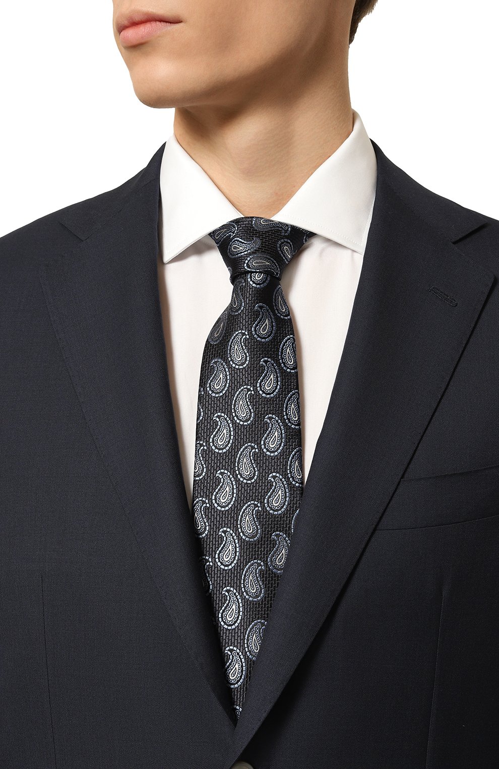 Шелковый галстук ZEGNA, арт. 1P8/Z8E21TA8, фото 2