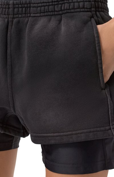 Хлопковые шорты ALEXANDERWANG.T, арт. 4CC1254407, фото 5