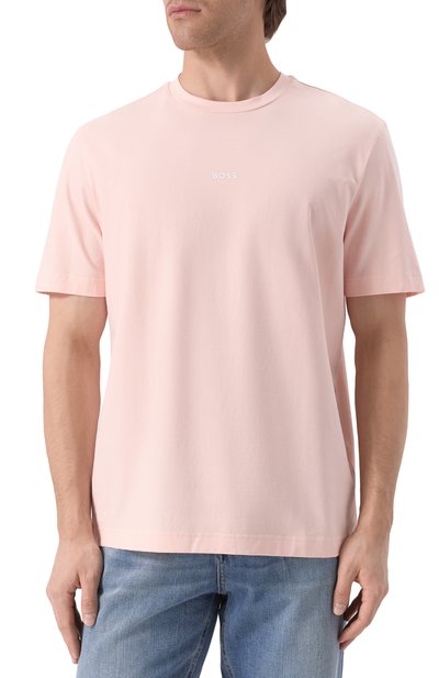 Хлопковая футболка BOSS ORANGE, арт. 50473278, фото 3