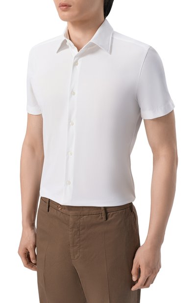 Сорочка BOSS белого цвета по цене 13500 руб., арт. 50561627, фото 3 Сорочка BOSS, арт. 50561627, фото 3