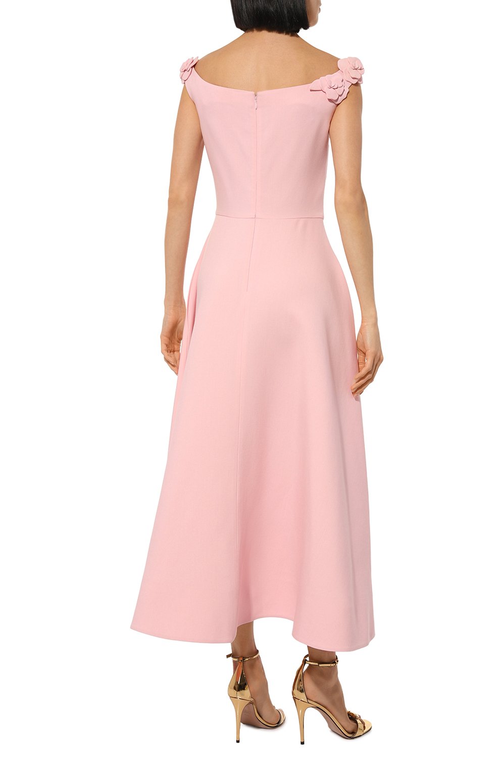 Платье из шерсти и шелка VALENTINO, арт. 5B3VA9G51CF, фото 4