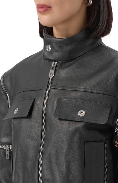 Кожаная куртка BLUMARINE, арт. 2L085A, фото 5