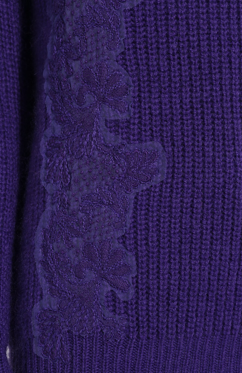 Свитер ERMANNO ERMANNO SCERVINO фиолетового цвета по цене 45400 руб., арт. 45T MG71 AME, фото 5 Свитер ERMANNO ERMANNO SCERVINO, арт. 45T MG71 AME, фото 5