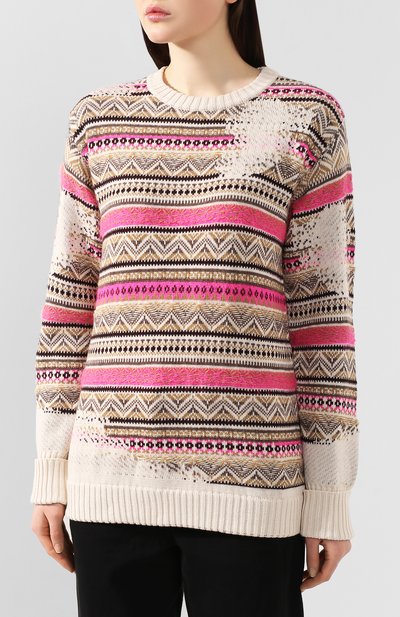 Свитер из смеси хлопка и шерсти GOLDEN GOOSE DELUXE BRAND, арт. G36WP0K1.A2, фото 3