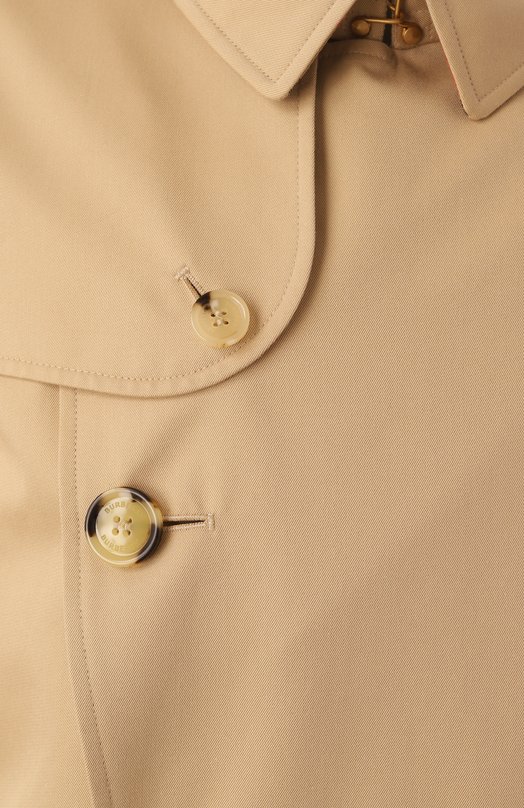 Хлопковый тренч Burberry 8079385 Бежевый  8079385 Фото 6