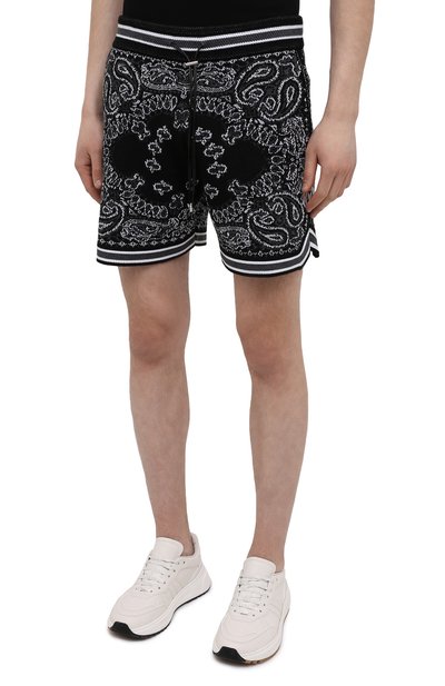 Шорты из хлопка и кашемира AMIRI, арт. MKB001-001, фото 3