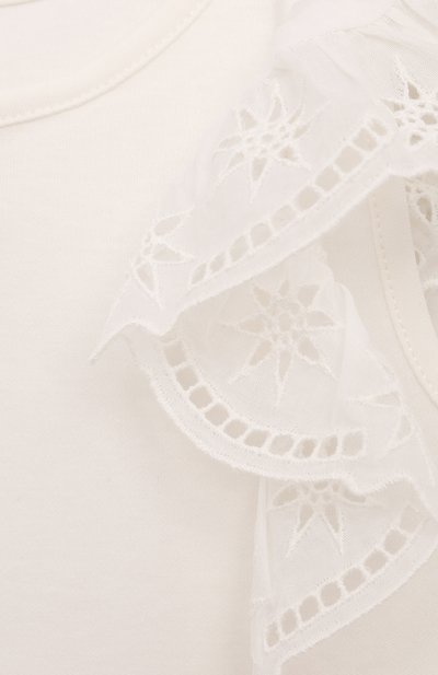 Хлопковый топ CHLOÉ, арт. C20042, фото 3