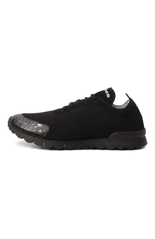 Текстильные кроссовки Kiton USSFITBN0134203 Чёрный  USSFITBN0134203 Фото 4