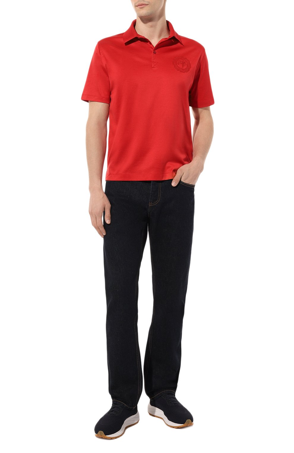 Хлопковое поло STEFANO RICCI, арт. K111025P13/T23260, фото 2