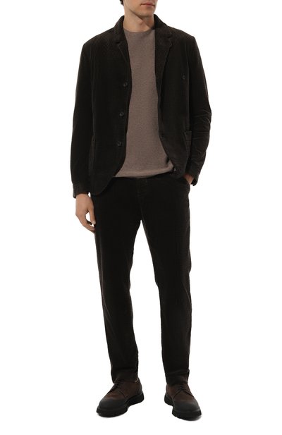 Джемпер из шерсти и кашемира HANNES ROETHER коричневого цвета по цене 33600 руб., арт. W0D10KA.1013/111219, фото 2 Джемпер из шерсти и кашемира HANNES ROETHER, арт. W0D10KA.1013/111219, фото 2