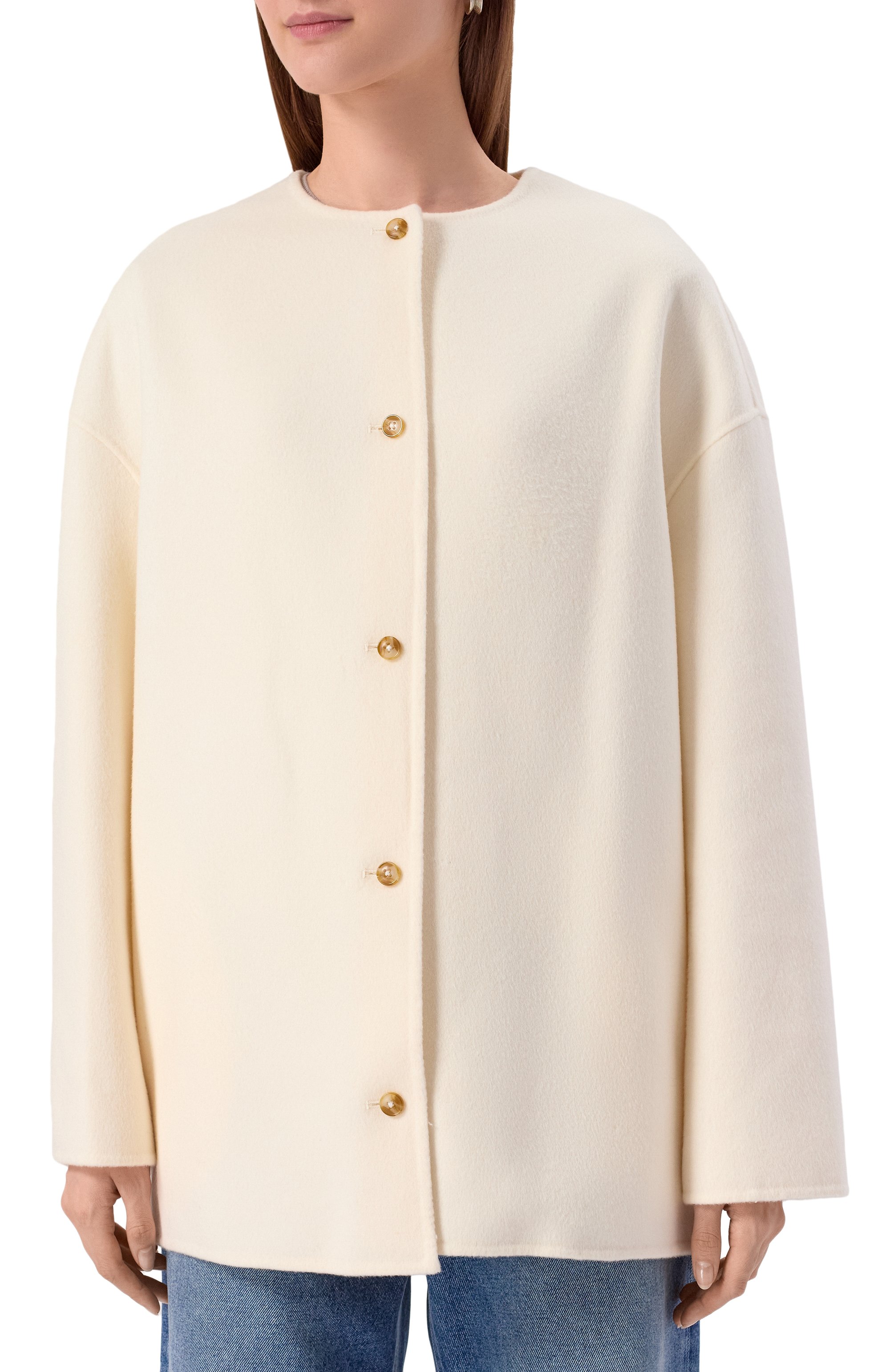 Полупальто из шерсти и кашемира LOULOU DE SAISON, арт. DUNNE, фото 3