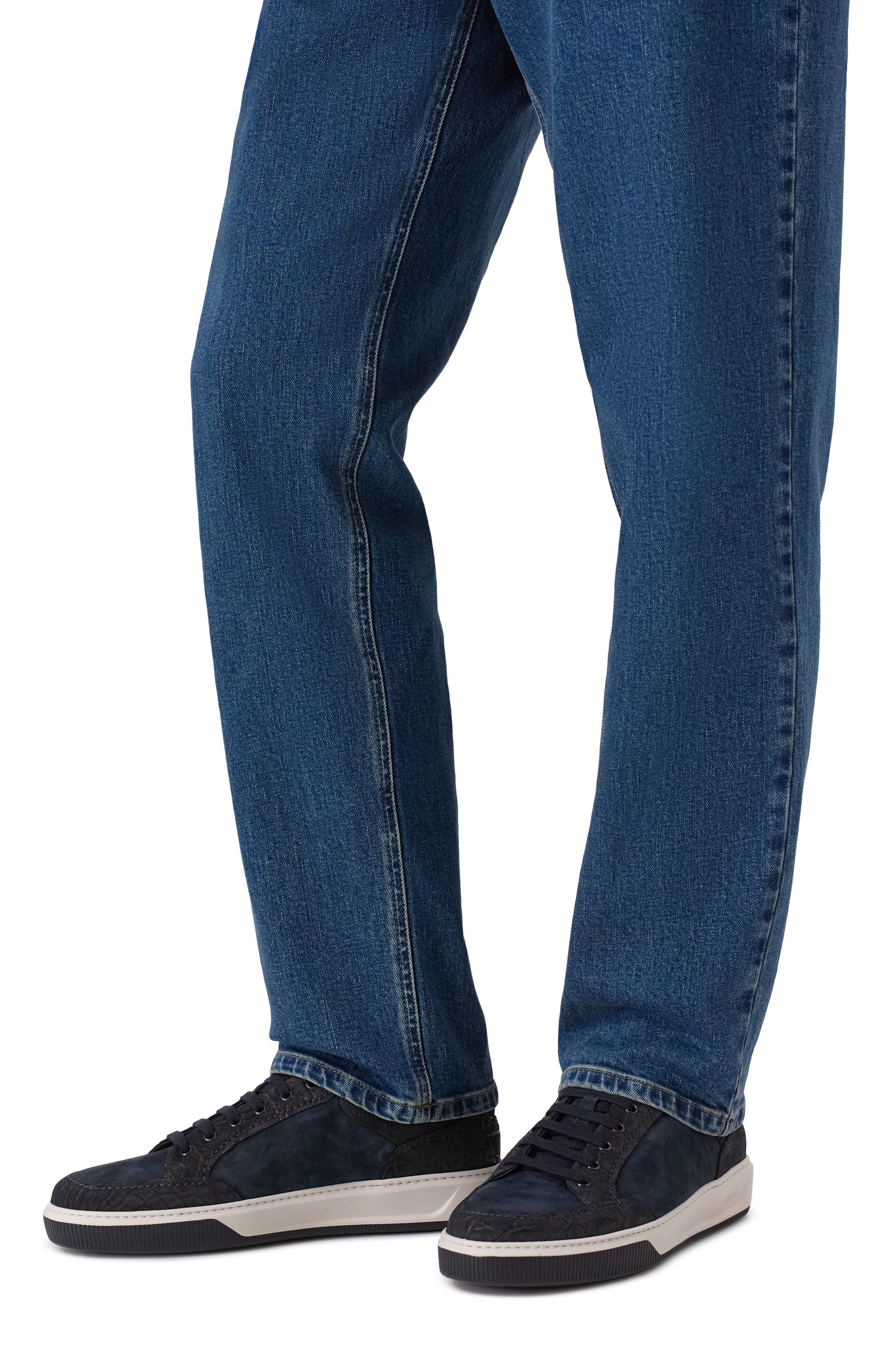 Замшевые кеды с отделкой из каймана ZILLI, арт. H0255AM1178VZBA09, фото 3