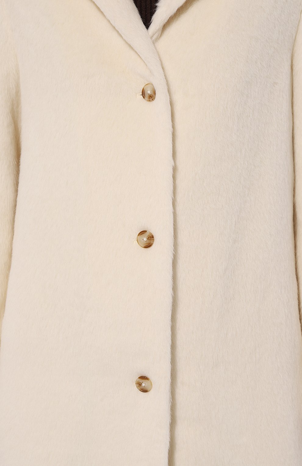 Шерстяное пальто LOULOU DE SAISON кремового цвета по цене 119000 руб., арт. DANIELLE, фото 5 Шерстяное пальто LOULOU DE SAISON, арт. DANIELLE, фото 5
