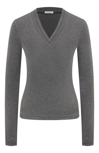 Хлопковый пуловер BRUNELLO CUCINELLI, арт. M0TC8EL512, фото 1