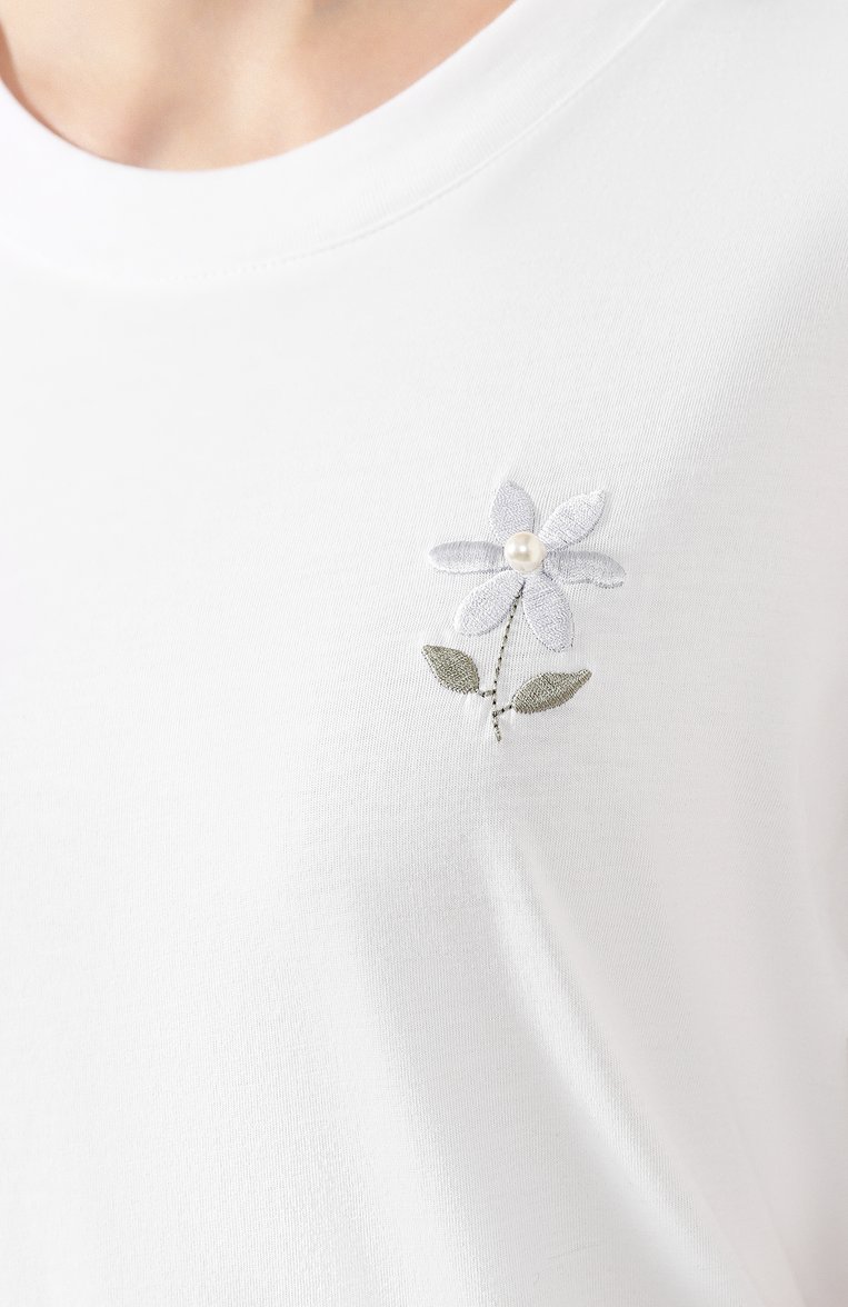 Хлопковая футболка SIMONE ROCHA, арт. TS270-10B/0553, фото 1
