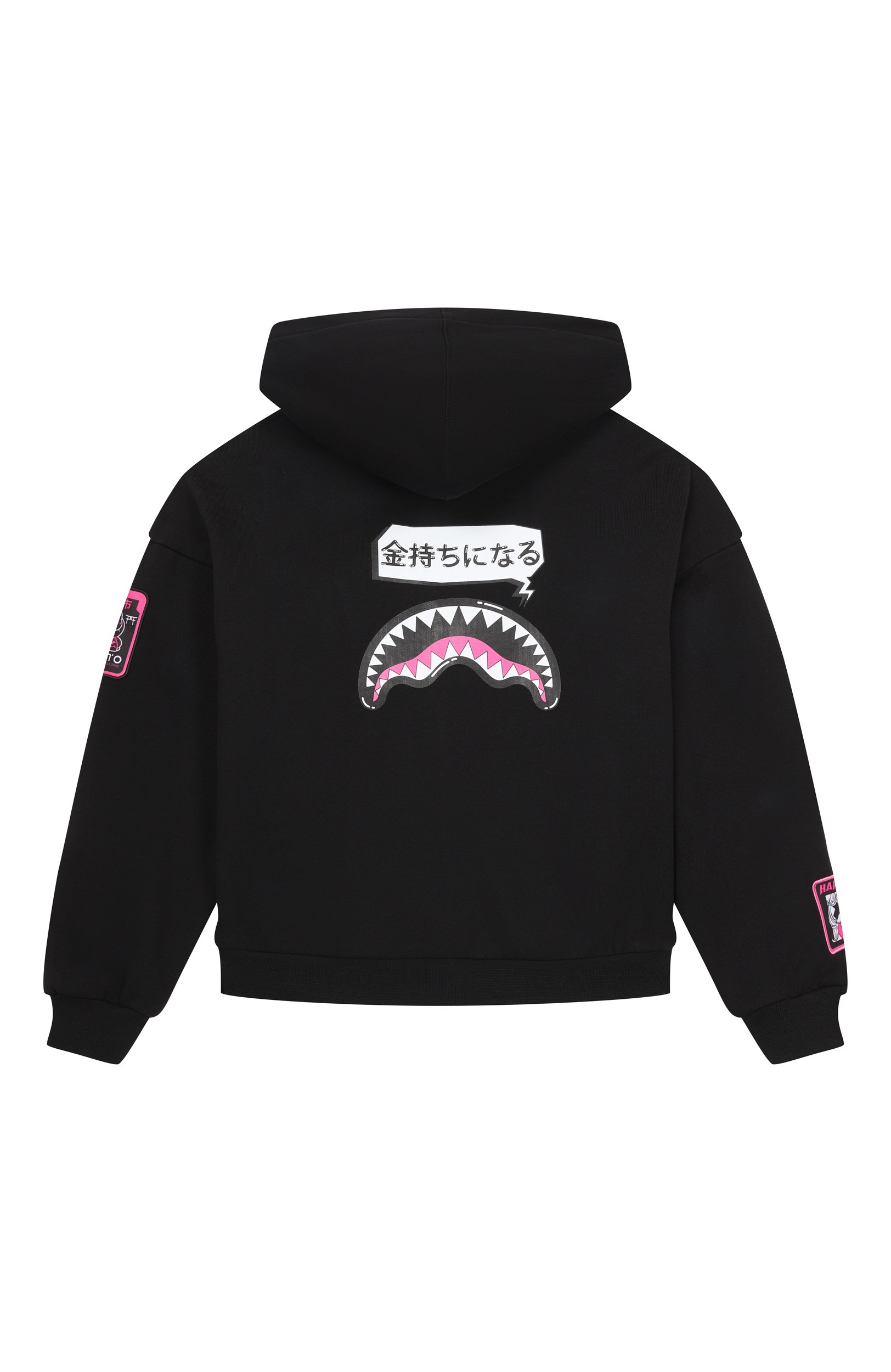 Хлопковая толстовка SPRAYGROUND, арт. SPY1554GBLK/SHARK IN JAPAN 0VER FULL-ZIP H00DIE BL, фото 2