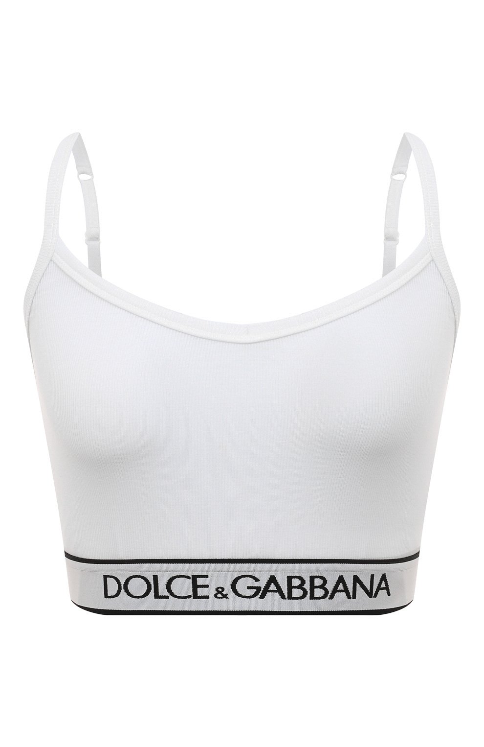 Бра-топ DOLCE & GABBANA белого цвета по цене 19750 руб., арт. 07B85T/FUGF5, фото 1 Бра-топ DOLCE & GABBANA, арт. 07B85T/FUGF5, фото 1