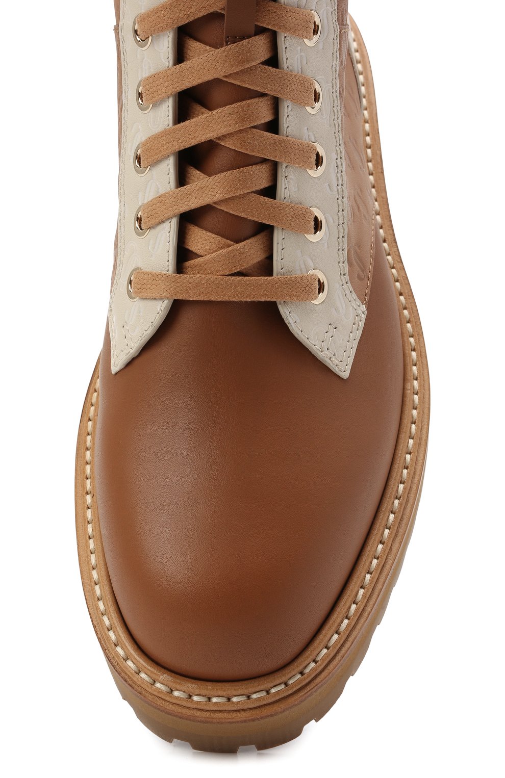 Кожаные ботинки cora JIMMY CHOO, арт. C0RA FLAT/HXC, фото 5