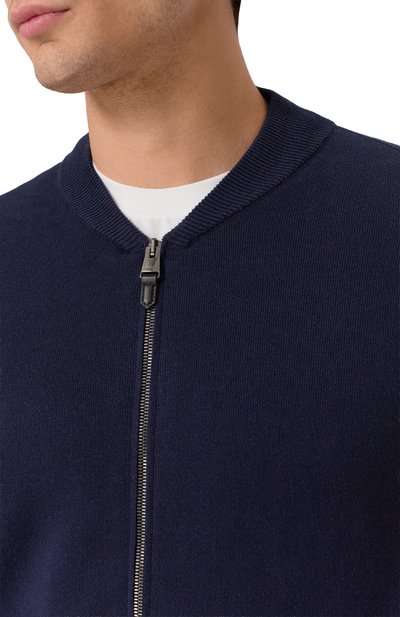 Кардиган CANALI темно-синего цвета по цене 122500 руб., арт. C1144/MK02276, фото 5 Кардиган CANALI, арт. C1144/MK02276, фото 5