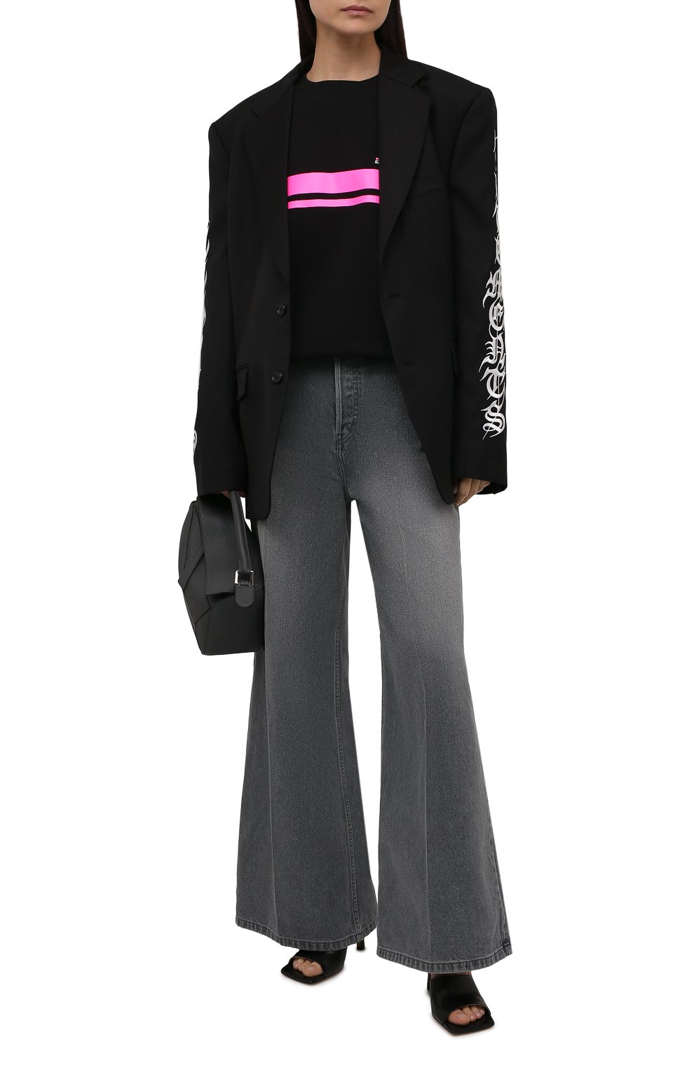 Хлопковый свитшот balmain x rossignol BALMAIN, арт. WF2JQ000/B099, фото 2