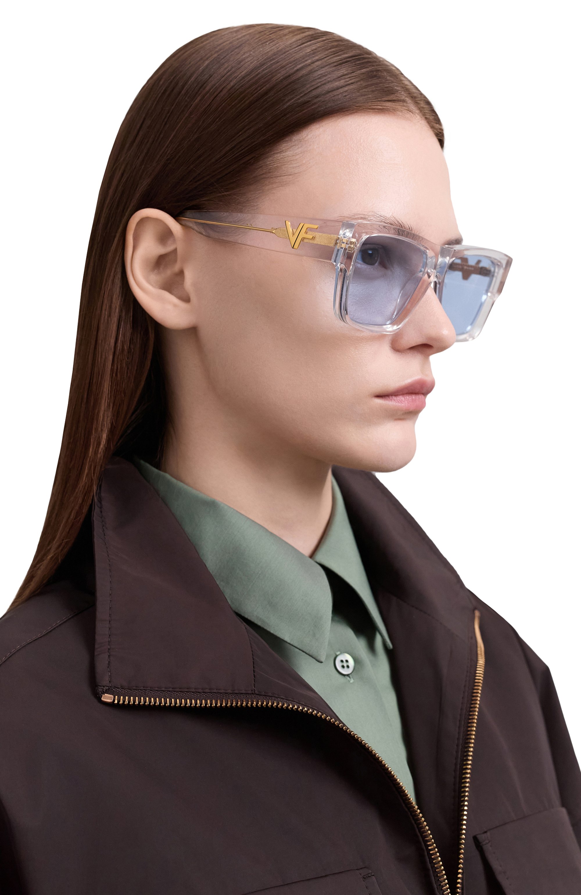Солнцезащитные очки VINTAGE FRAMES, арт. HEIR TRANSLUCENT/LIGHT BLUE, фото 3